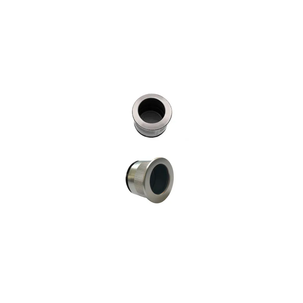 Anniston 50mm Sliding Door Round Flush Pulls Pair and Single Finger Pull  - Satin Stainless Steel