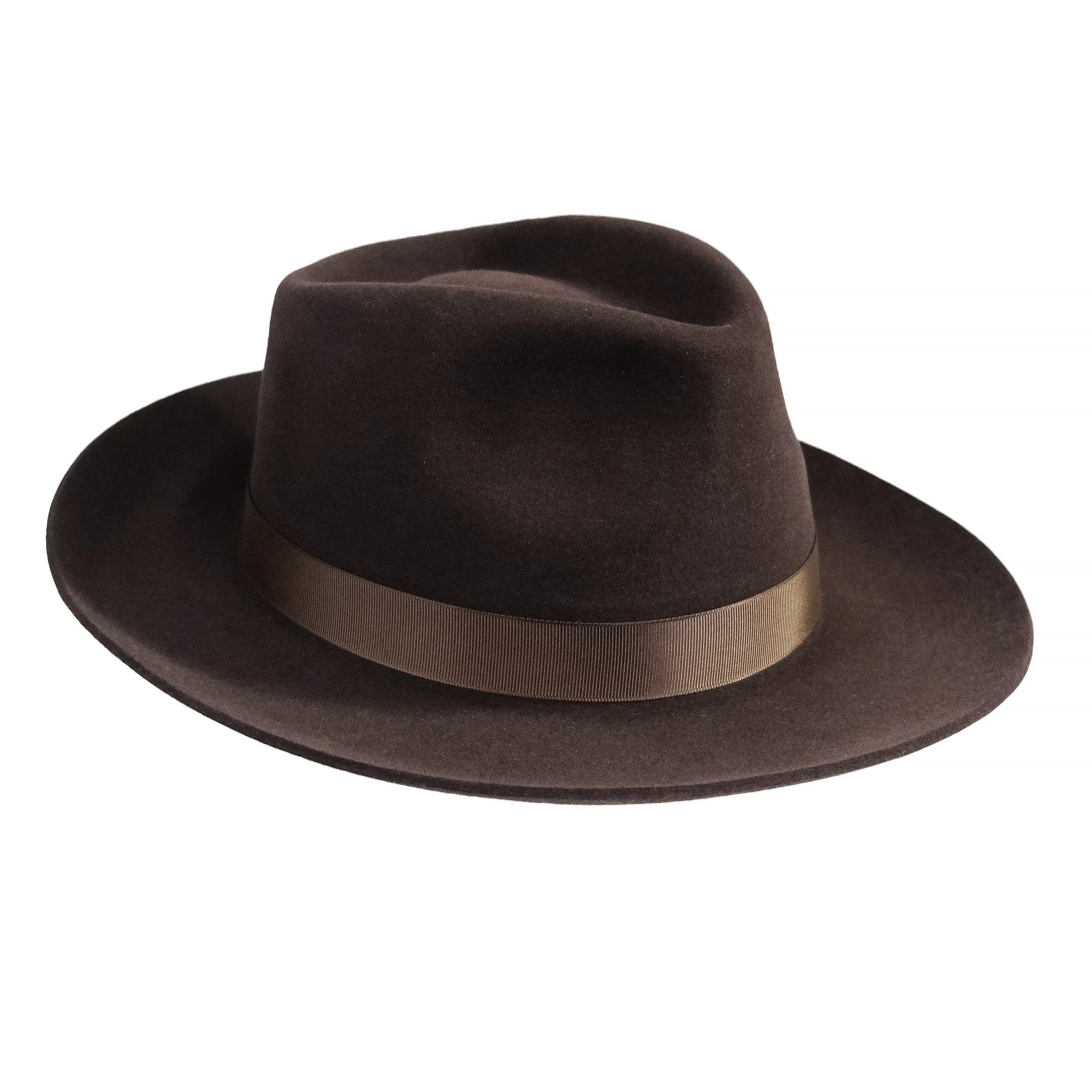 Australian Hatters |  Randwick Super Fine Furfelt | Brown