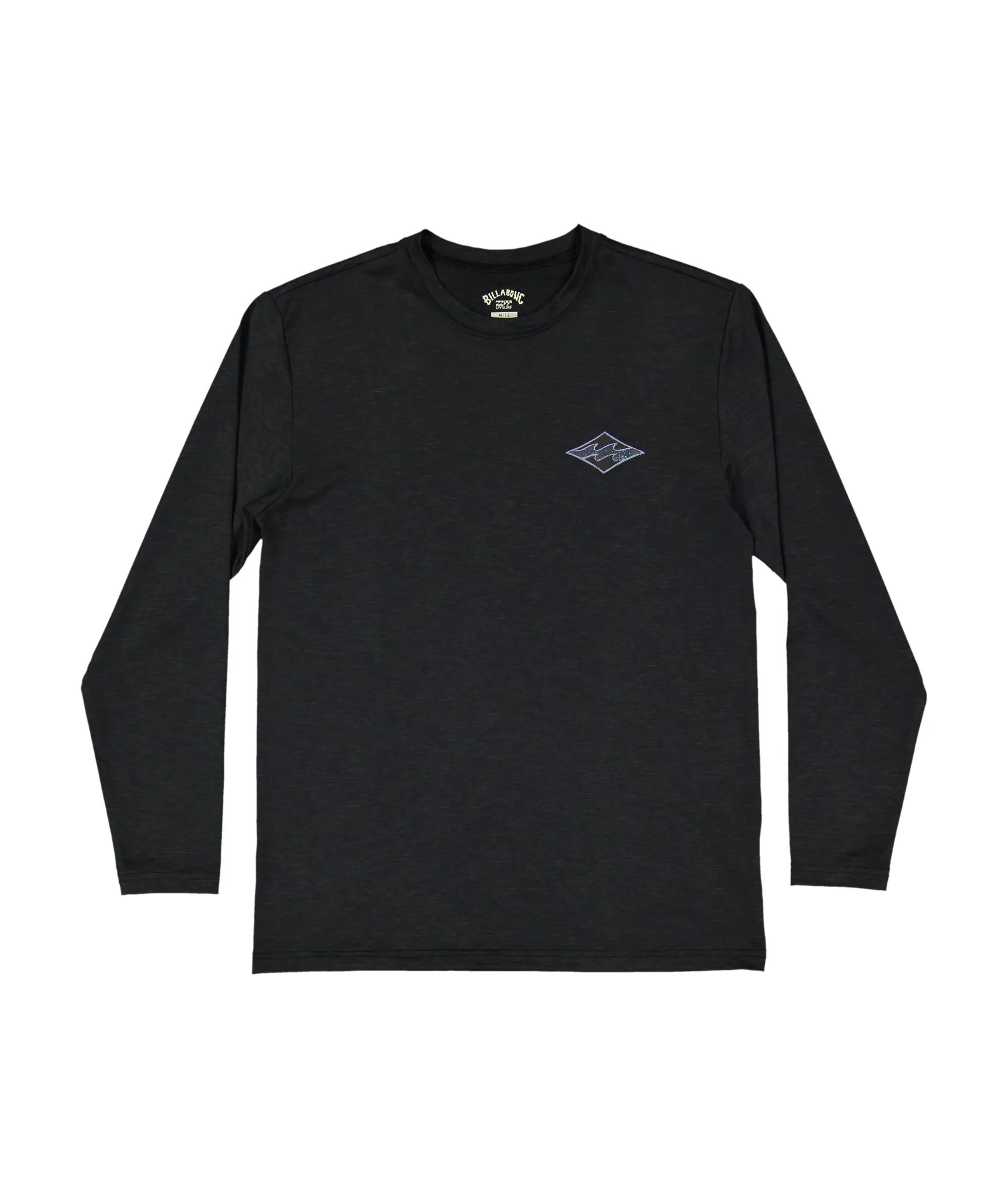 Billabong Boys Diamond Shoreline Lf Ls Rash Vest - Black Heather