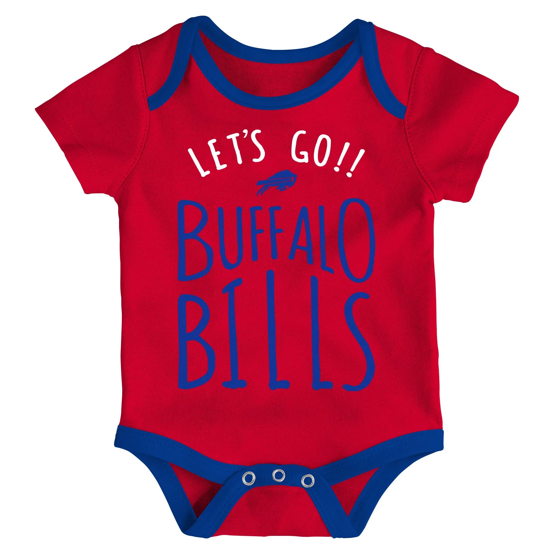 Bills Let's Go 3-Pack Bodysuit Set