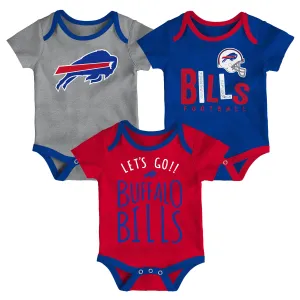 Bills Let's Go 3-Pack Bodysuit Set