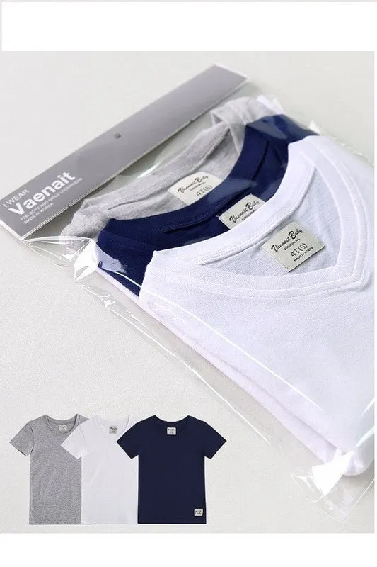 British Short Sleeve T-shirts 3 Pack Set