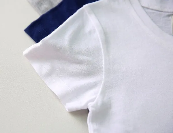 British Short Sleeve T-shirts 3 Pack Set