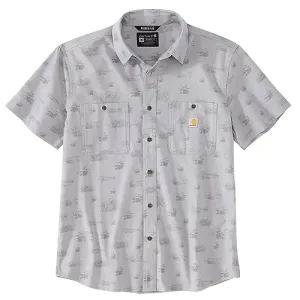 Carhartt 105701 Men's Rugged Flex Relaxed Fit Lightweight Short-Sleeve - X-Large - Alloy