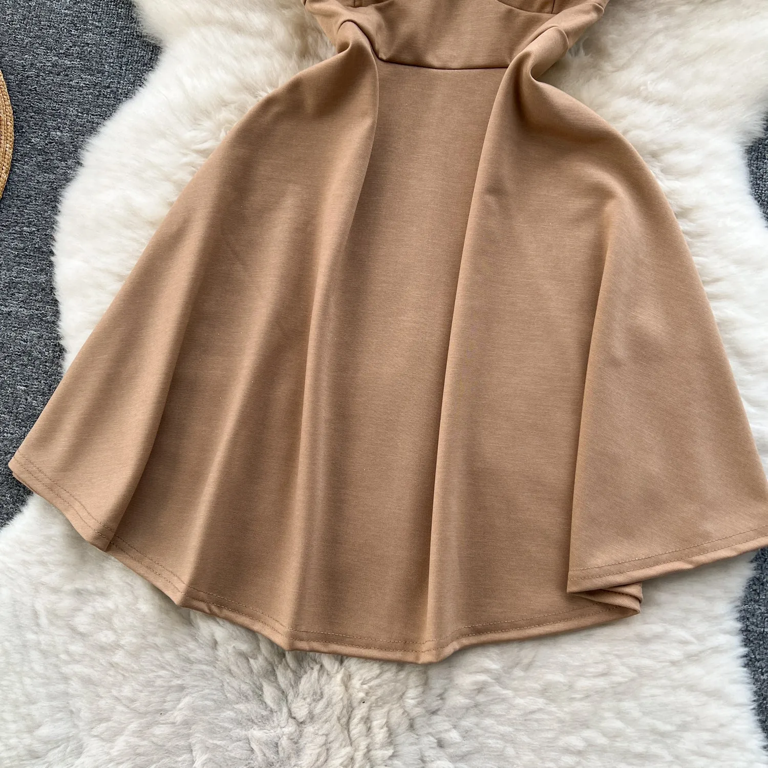 Chic Chain Decorated Slip Dress