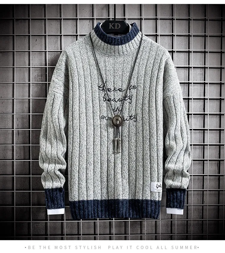 Fashion Thick Warm Men's Sweater