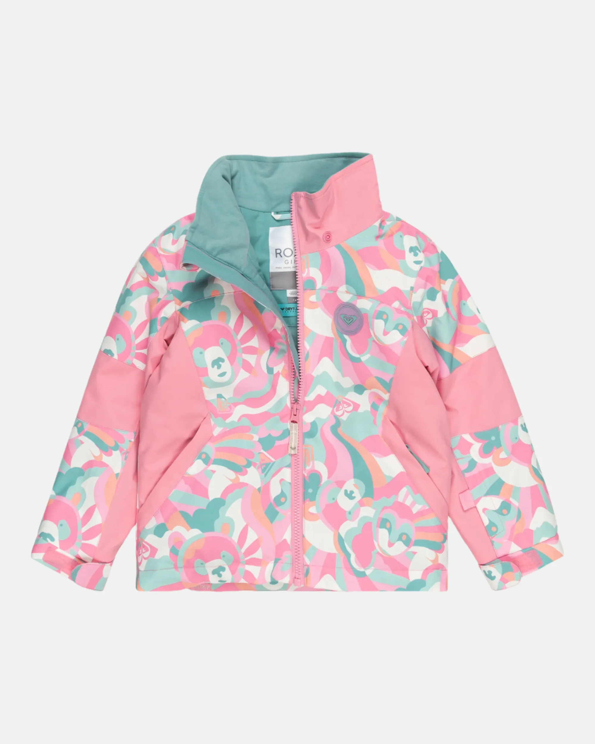 Girls 2-7 Snowy Tale Snow Jacket - Sachet Pink Mountain Night