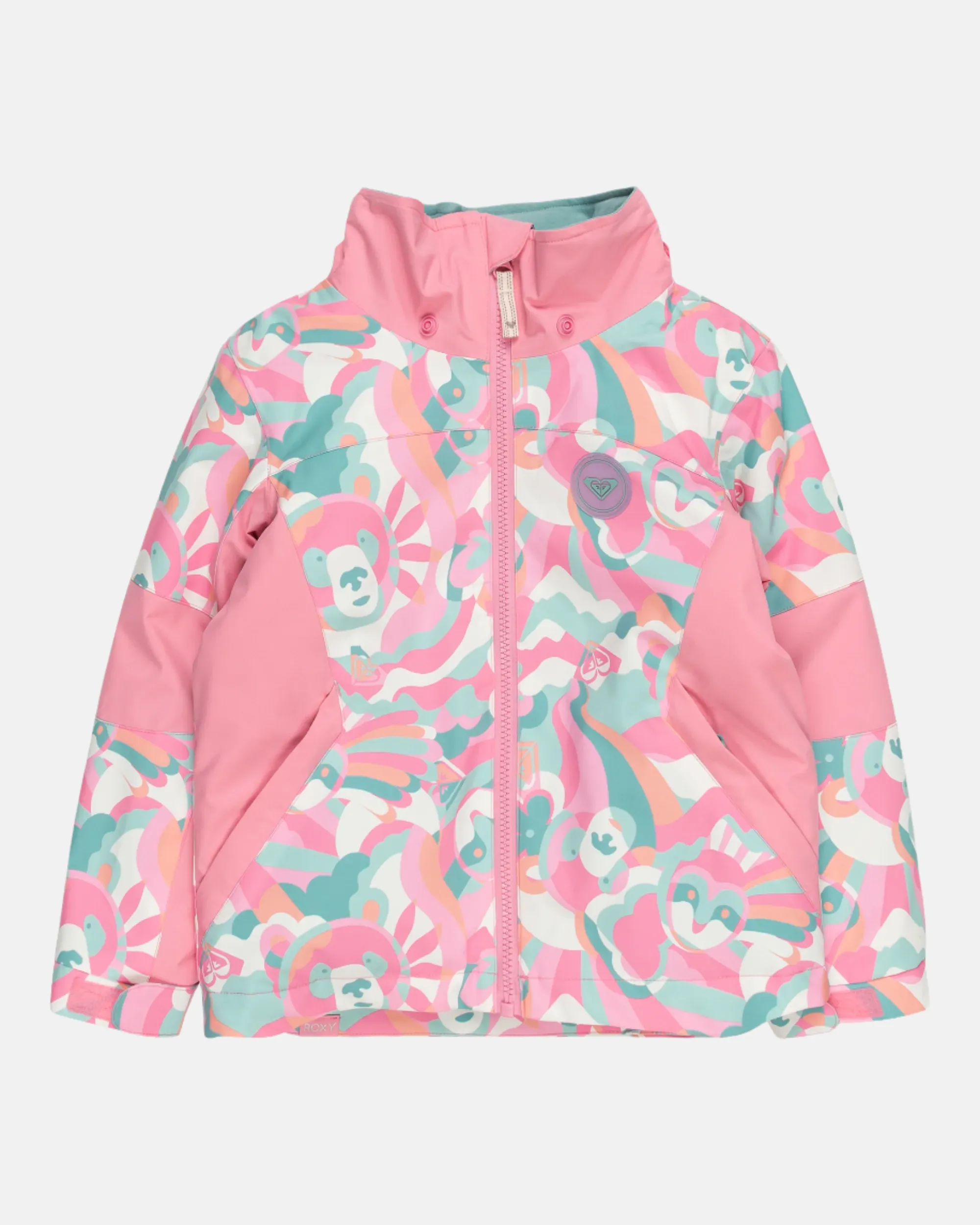 Girls 2-7 Snowy Tale Snow Jacket - Sachet Pink Mountain Night