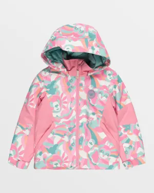 Girls 2-7 Snowy Tale Snow Jacket - Sachet Pink Mountain Night