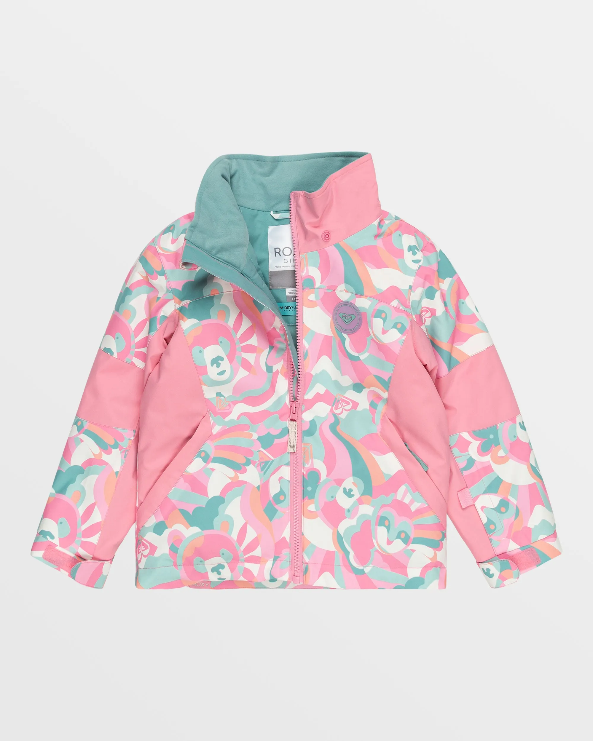 Girls 2-7 Snowy Tale Snow Jacket - Sachet Pink Mountain Night