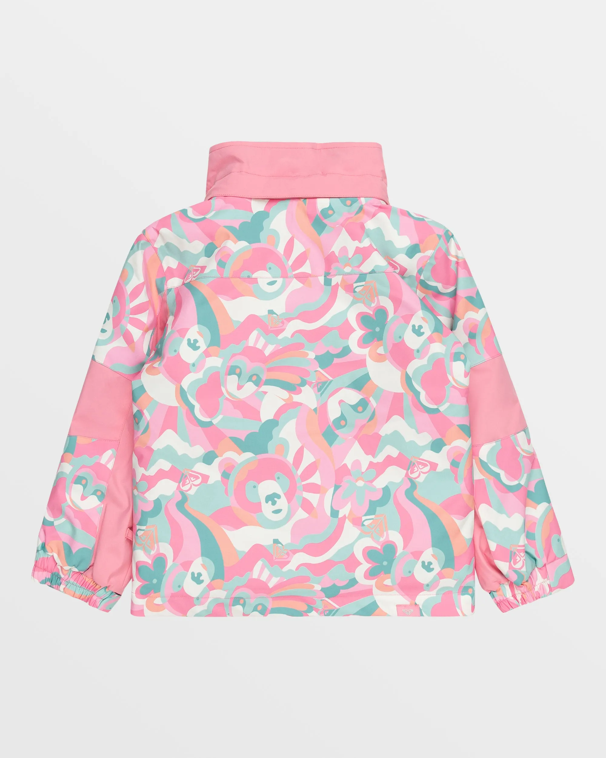 Girls 2-7 Snowy Tale Snow Jacket - Sachet Pink Mountain Night