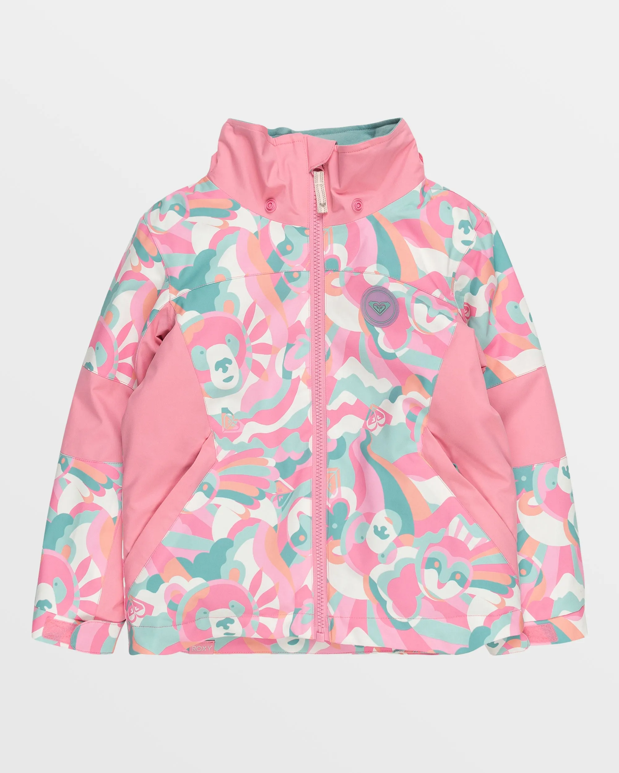 Girls 2-7 Snowy Tale Snow Jacket - Sachet Pink Mountain Night