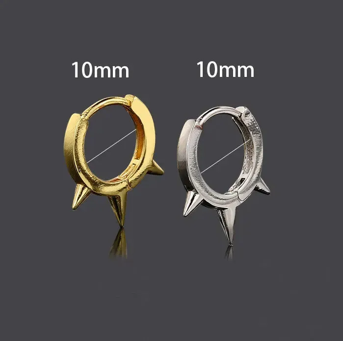 Helix Tragus Daith Lobe Ear Piercing Earring for Women Zircon Hoop Earring Stainless Steel Cartilage Septum Piercing Ear Jewelry