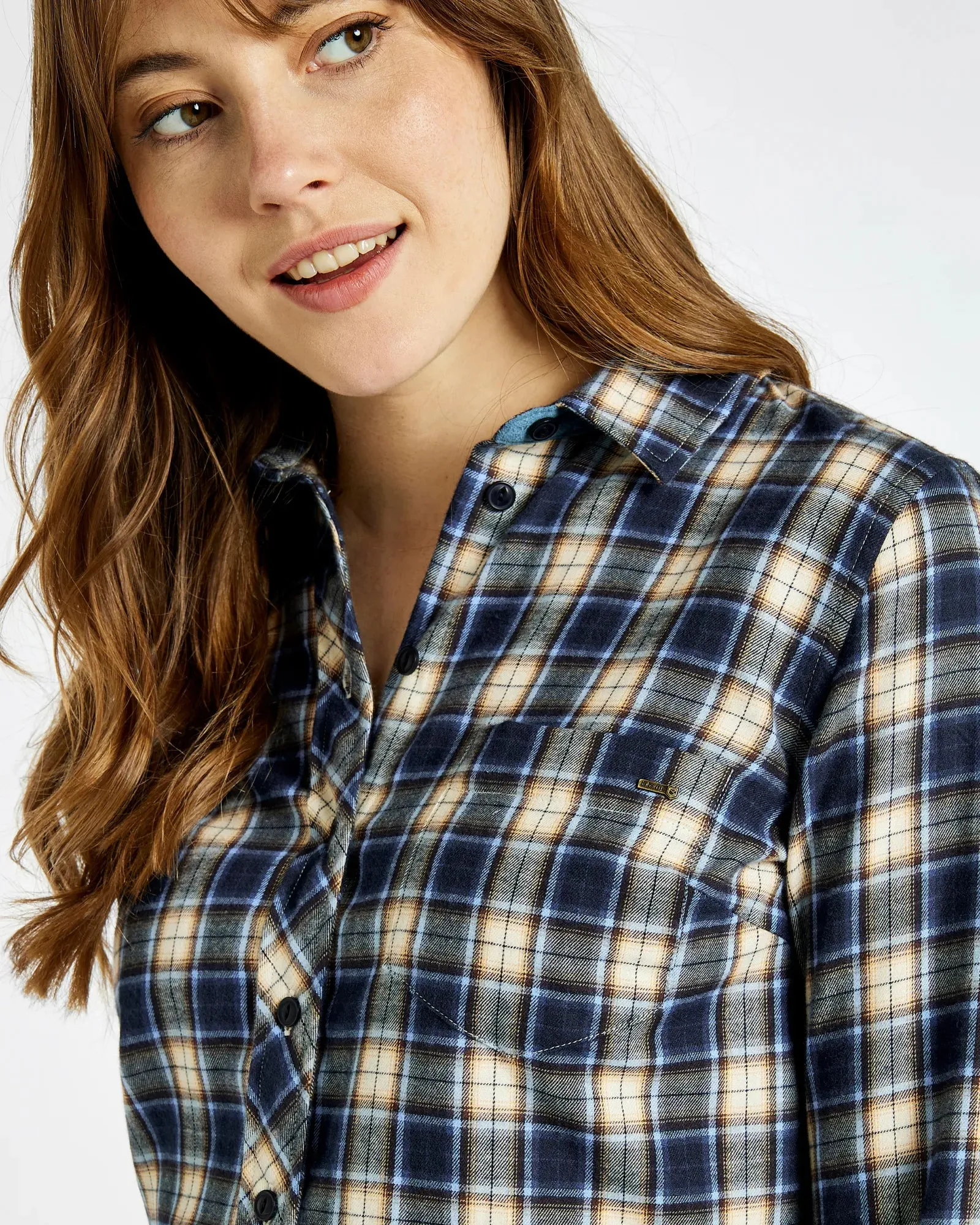 Japonica Check Shirt - Peacock