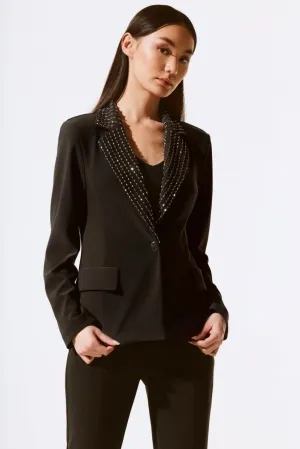 Joseph Ribkoff Embellished Long Sleeve Blazer Jacket 243731