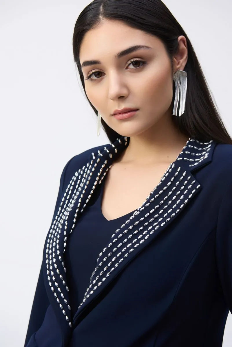 Joseph Ribkoff Embellished Long Sleeve Blazer Jacket 243731