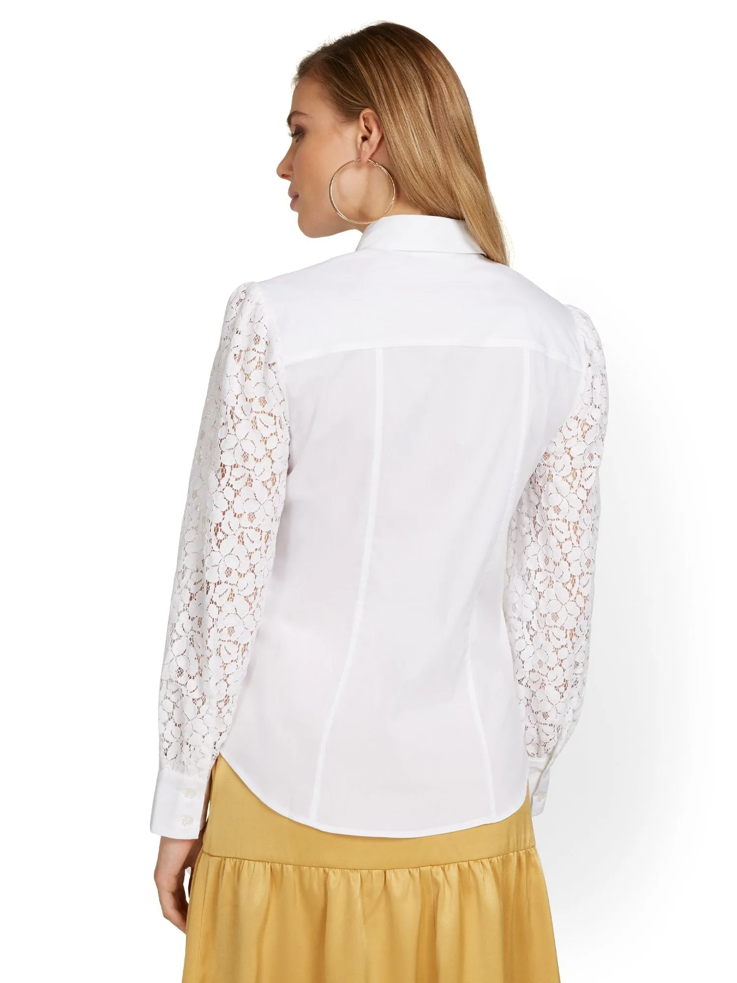 Lace-Sleeve Madison Shirt
