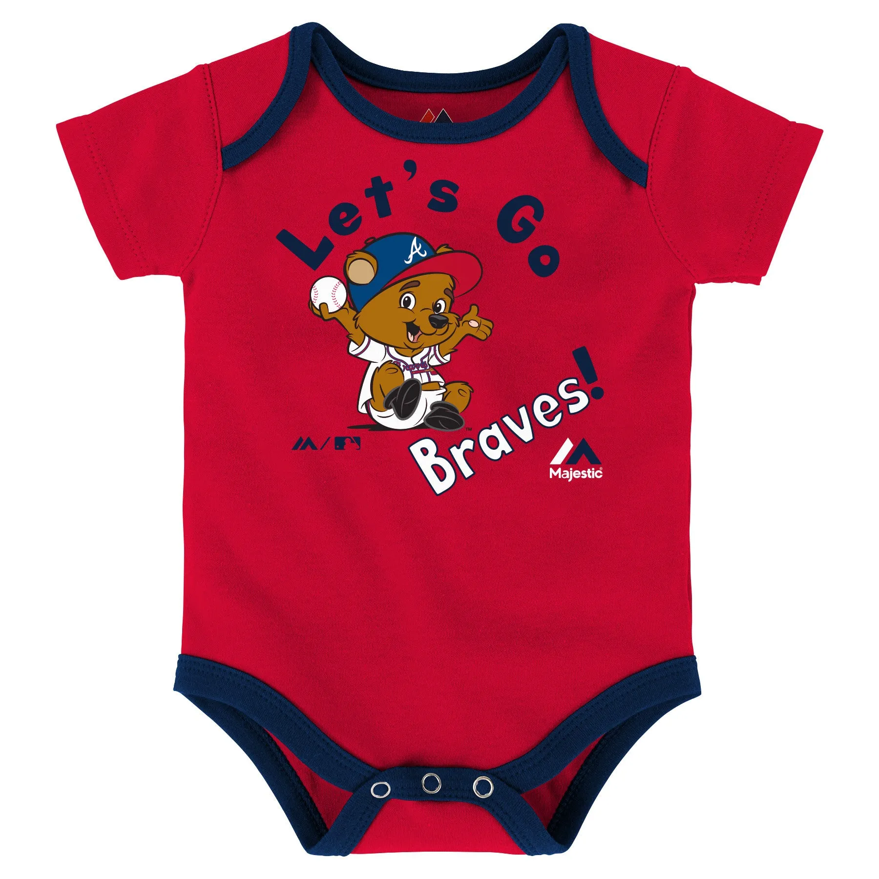 Let's Go Braves Creeper 3-Pack