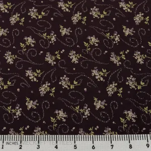 Mauve Breeze Floral Cotton Print