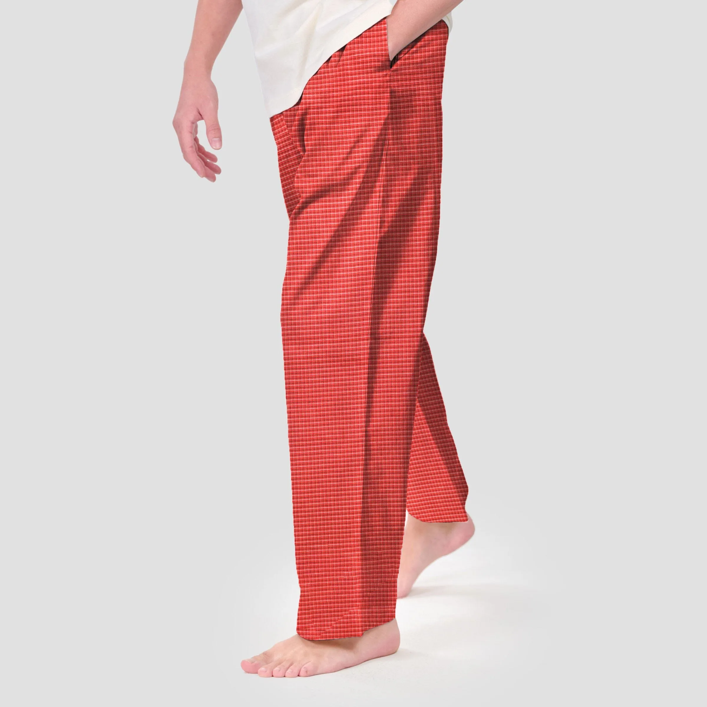 Max 21 Men's Coventry Check Loungewear Cotton Trousers