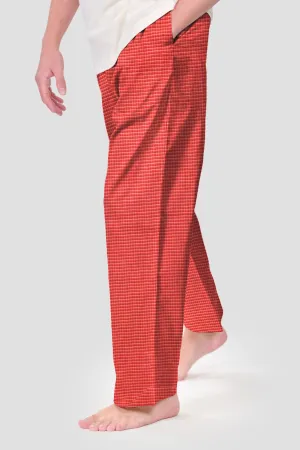 Max 21 Men's Coventry Check Loungewear Cotton Trousers