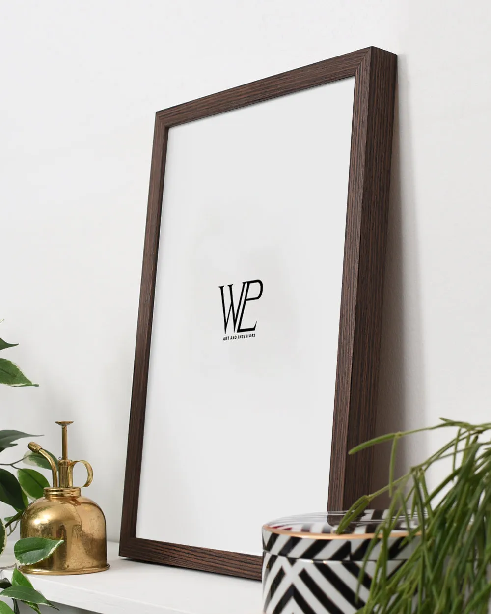 Premium Dark Walnut Picture Frame, A2 Size Photo Frame