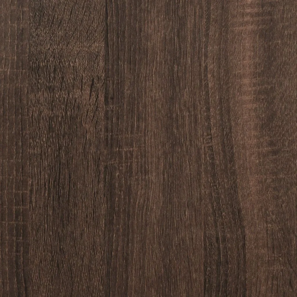 Radiator Cover Brown Oak 205x21.5x83.5 cm Engineered Wood