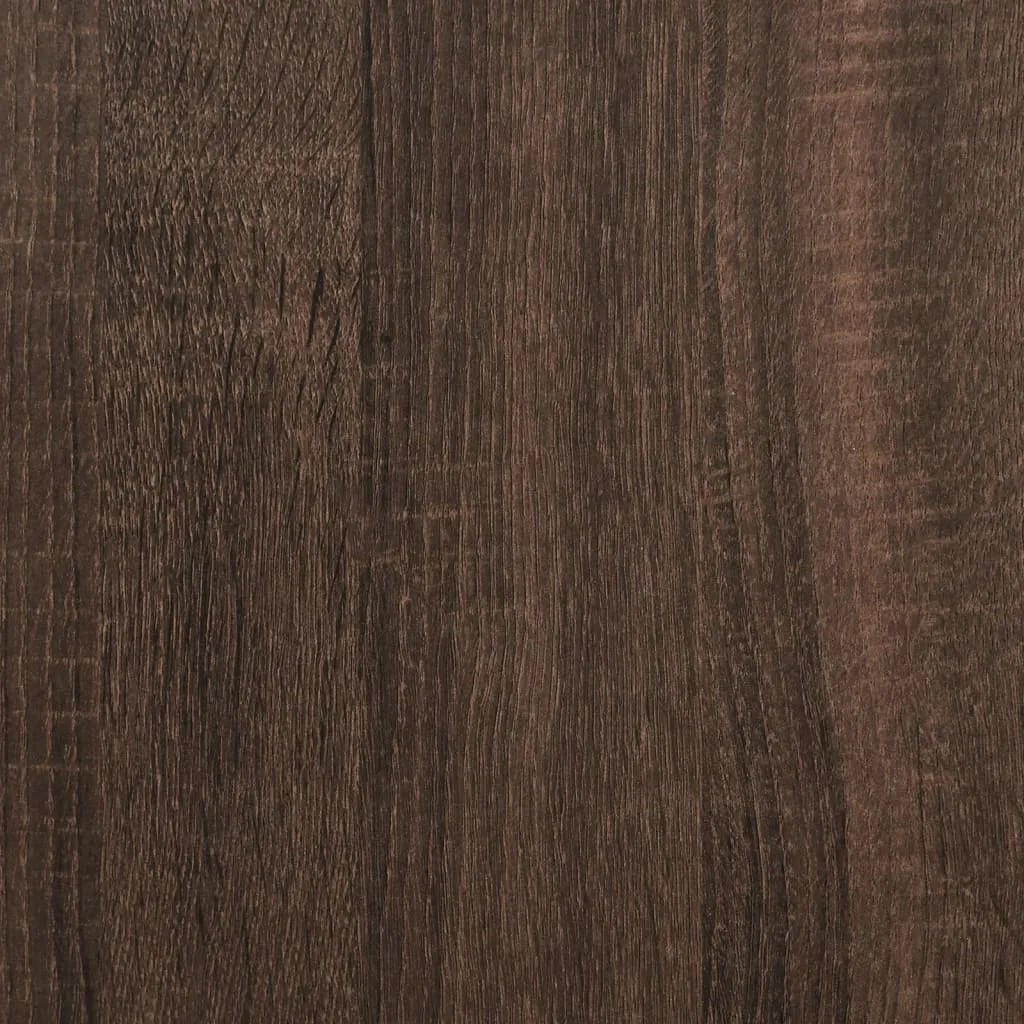 Radiator Cover Brown Oak 78x20x82 cm Engineered Wood