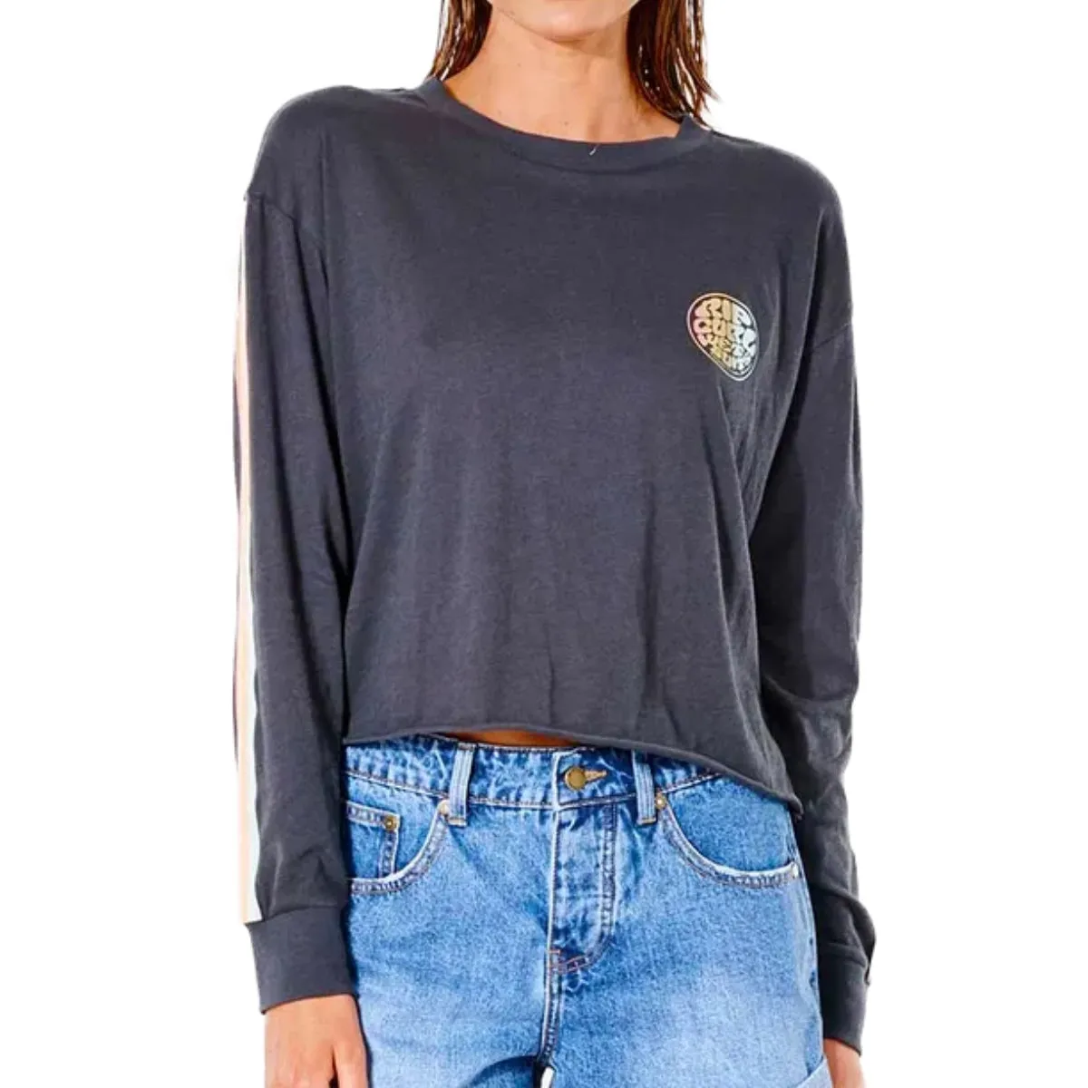 Rip Curl Women's Wettie Crop Long Sleeve T-Shirt