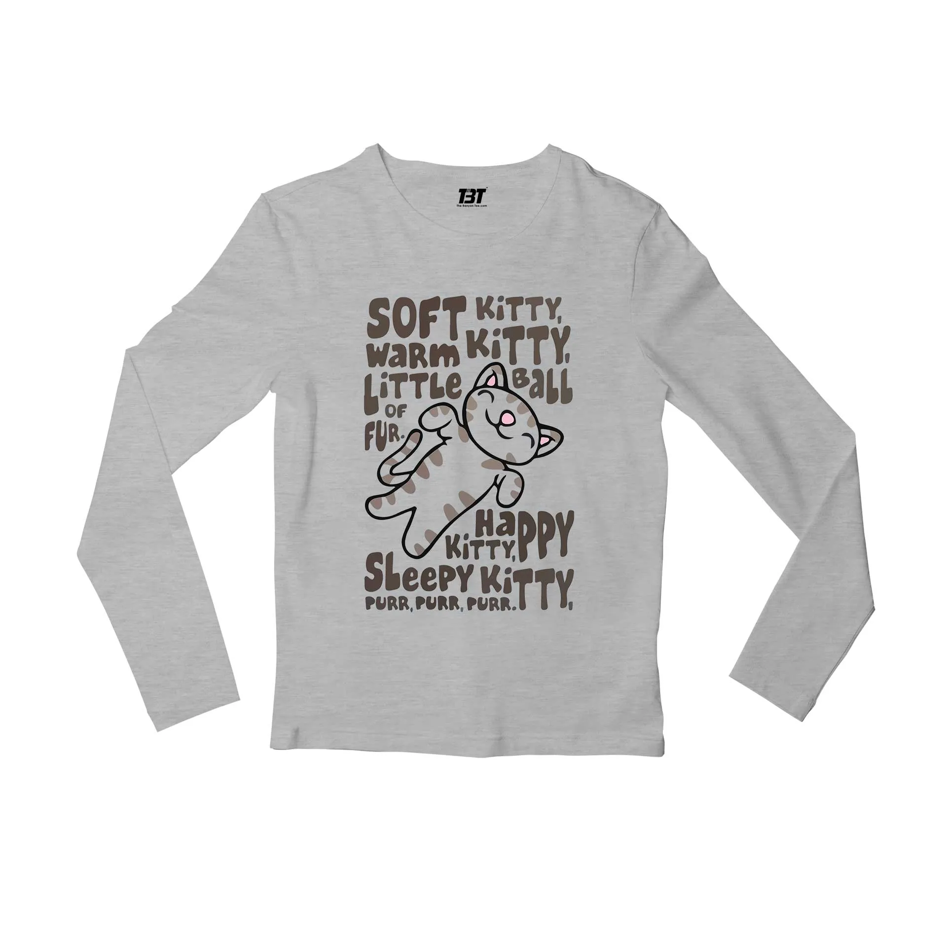 The Big Bang Theory Full Sleeves T shirt - Soft Kitty