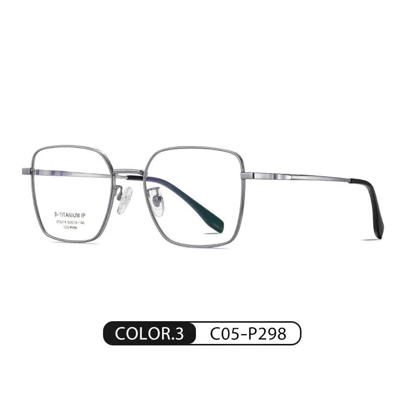 Vicky Unisex Full Rim Square Titanium Reading Glasses St6214