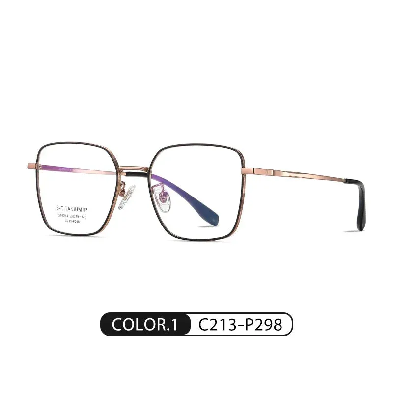 Vicky Unisex Full Rim Square Titanium Reading Glasses St6214