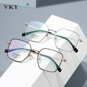 Vicky Unisex Full Rim Square Titanium Reading Glasses St6214