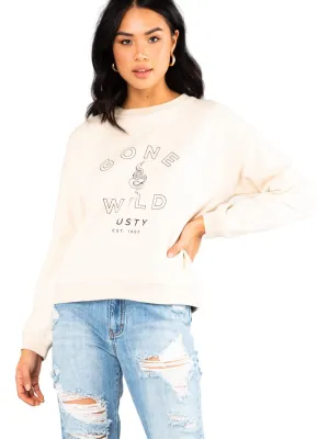 Wild Serpent Crew Neck  - Moonlight