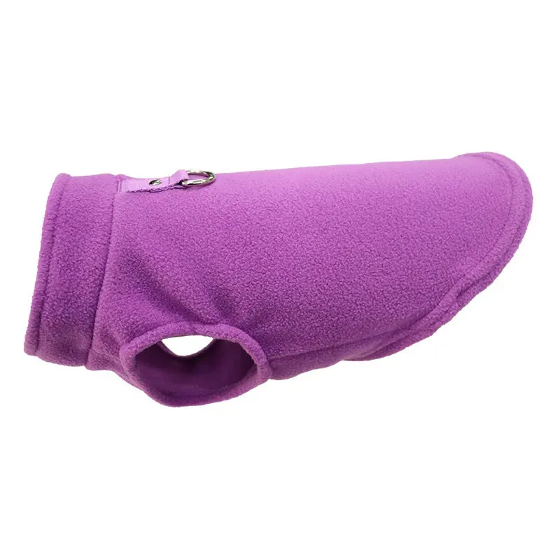 Winter Dog Clothes for Small Dogs/Cats Warm Fleece Sweaters Vest Harness Jacket Puppy Pet Apparel Chihuahua Bulldog Costumes