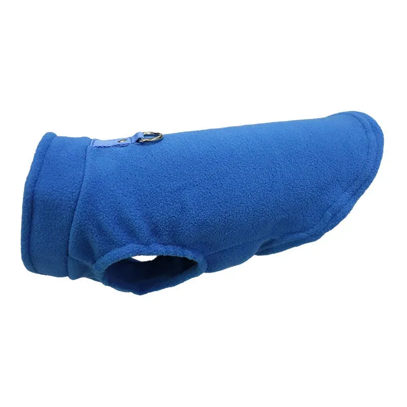 Winter Dog Clothes for Small Dogs/Cats Warm Fleece Sweaters Vest Harness Jacket Puppy Pet Apparel Chihuahua Bulldog Costumes