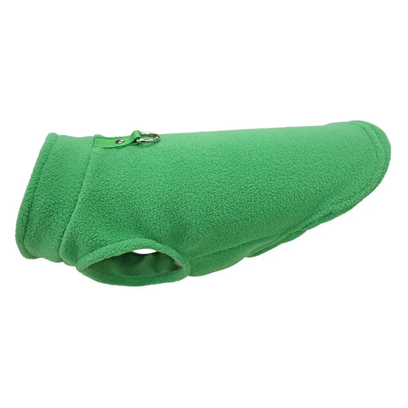 Winter Dog Clothes for Small Dogs/Cats Warm Fleece Sweaters Vest Harness Jacket Puppy Pet Apparel Chihuahua Bulldog Costumes