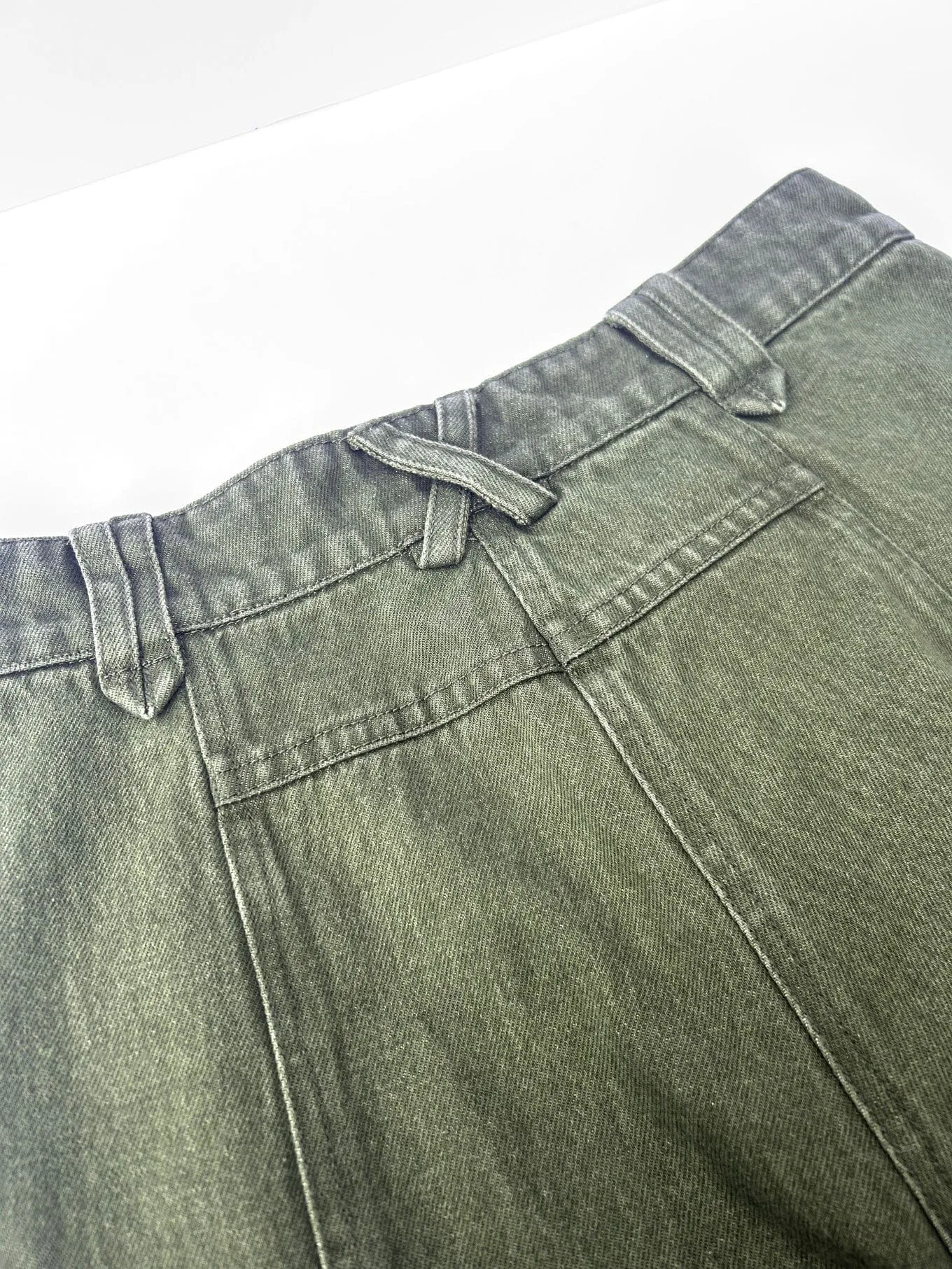 Yaka Women's Organic Cotton Twill Denim Trousers | Green Wash